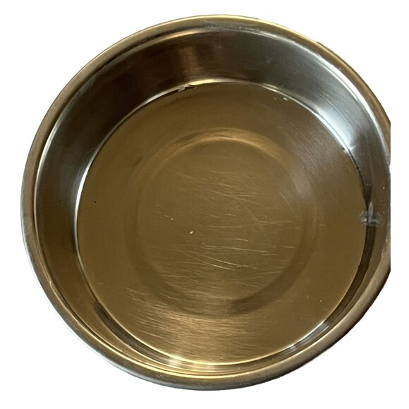 Pet Cat Dog Dish Stainless Steel Metal Food Water Bowl FISH BONE Blue Dishwasher - Picture 4 of 4